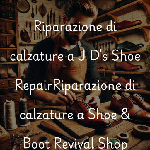 Riparazione di calzature a