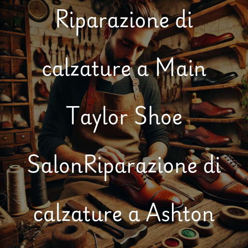 Riparazione di calzature a