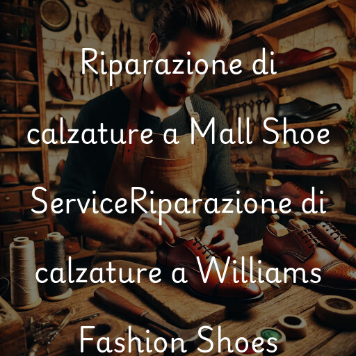 Riparazione di calzature a