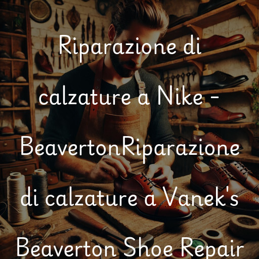 Riparazione di calzature a