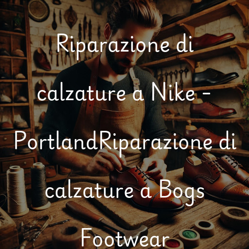 Riparazione di calzature a