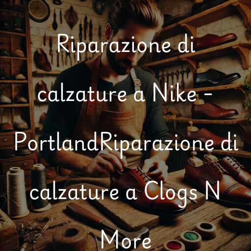 Riparazione di calzature a