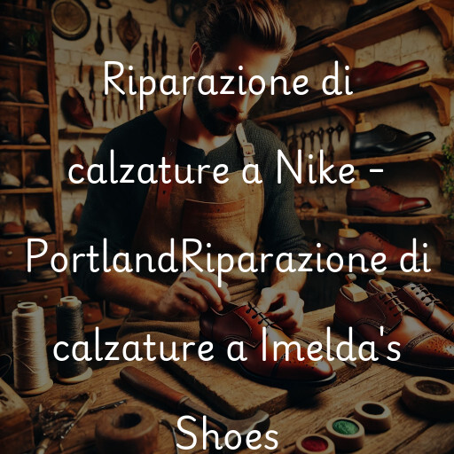 Riparazione di calzature a