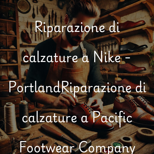 Riparazione di calzature a