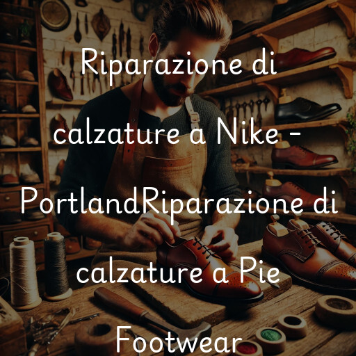 Riparazione di calzature a