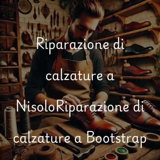 Riparazione di calzature a