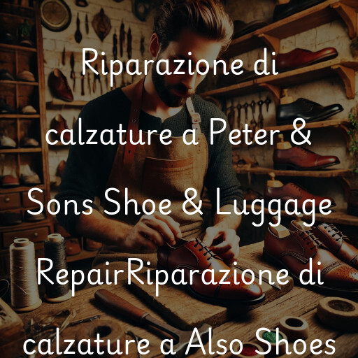 Riparazione di calzature a