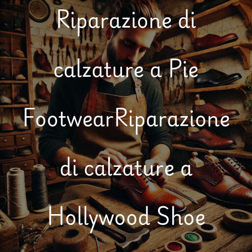 Riparazione di calzature a