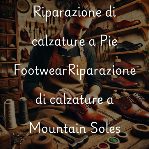 Riparazione di calzature a