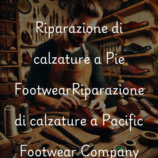 Riparazione di calzature a