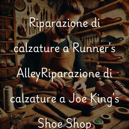 Riparazione di calzature a