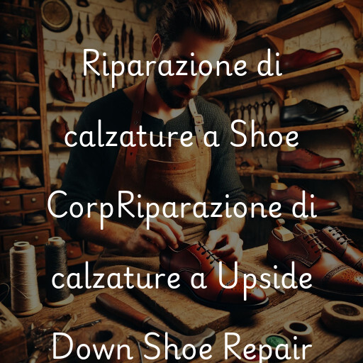 Riparazione di calzature a