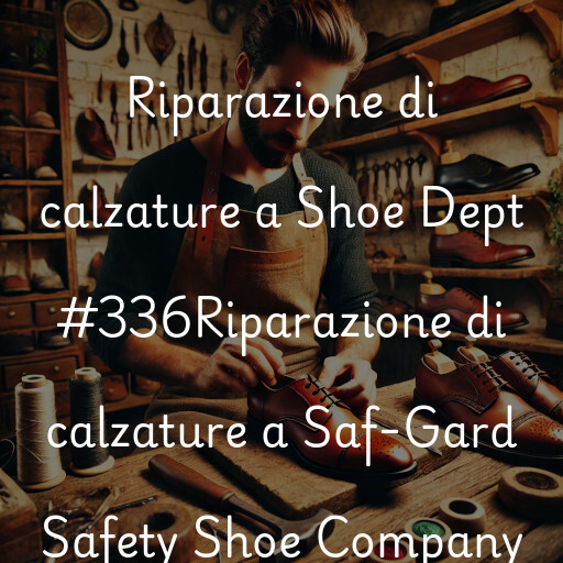 Riparazione di calzature a