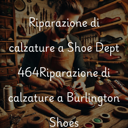 Riparazione di calzature a