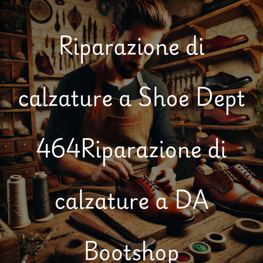 Riparazione di calzature a