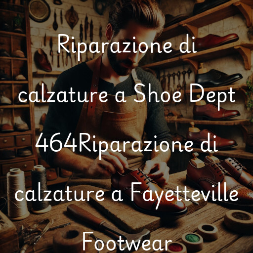 Riparazione di calzature a