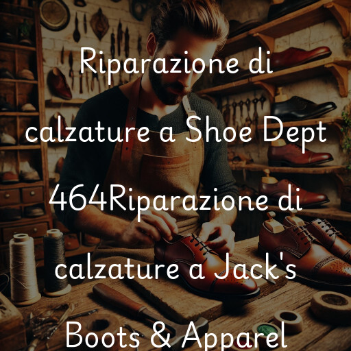 Riparazione di calzature a