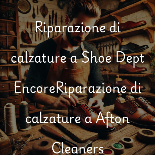 Riparazione di calzature a