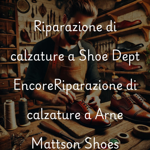 Riparazione di calzature a