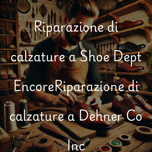 Riparazione di calzature a