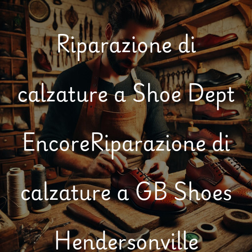 Riparazione di calzature a