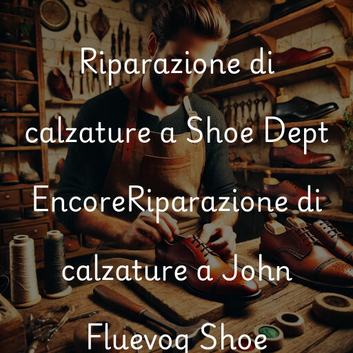 Riparazione di calzature a