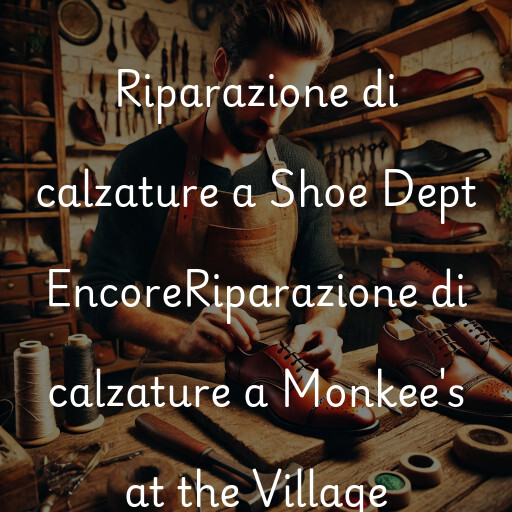 Riparazione di calzature a