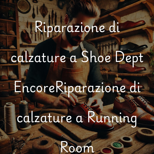 Riparazione di calzature a