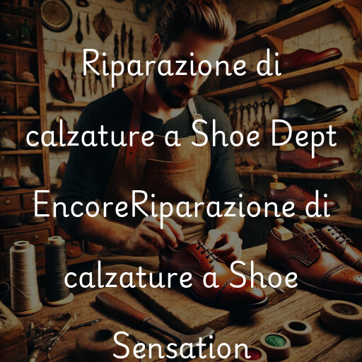 Riparazione di calzature a