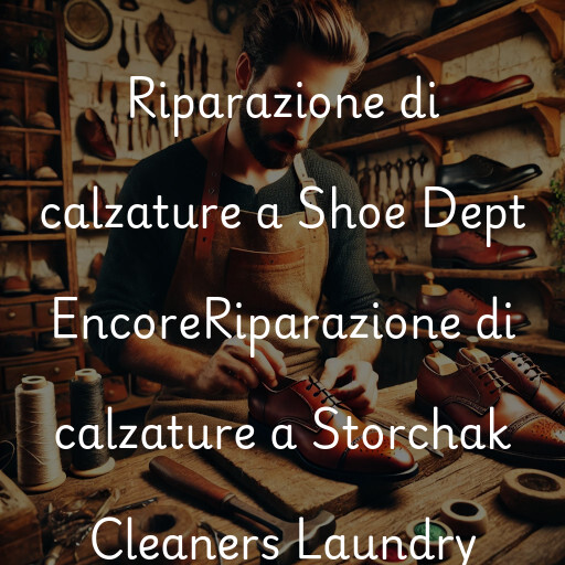 Riparazione di calzature a