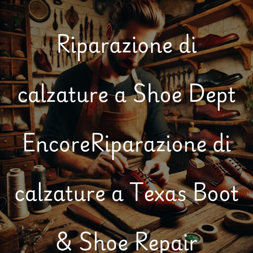 Riparazione di calzature a