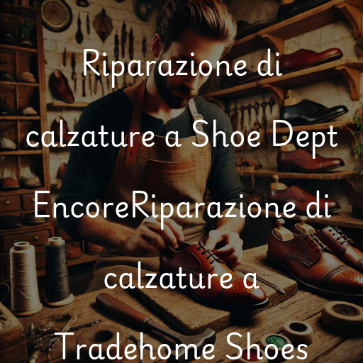 Riparazione di calzature a