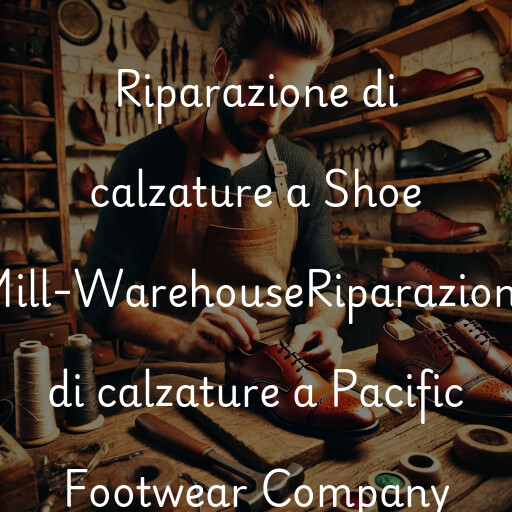 Riparazione di calzature a