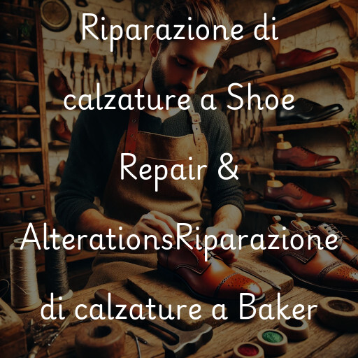 Riparazione di calzature a