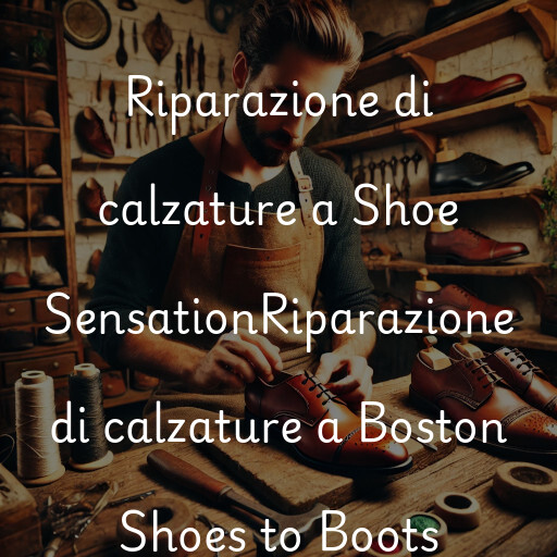 Riparazione di calzature a