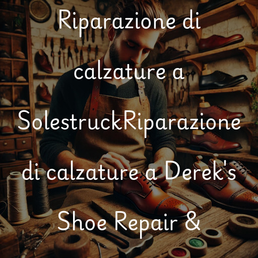 Riparazione di calzature a