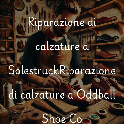 Riparazione di calzature a