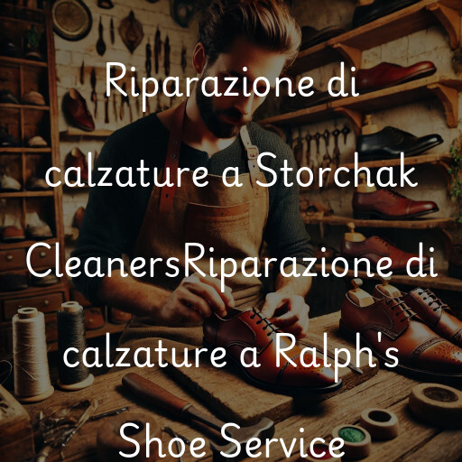 Riparazione di calzature a