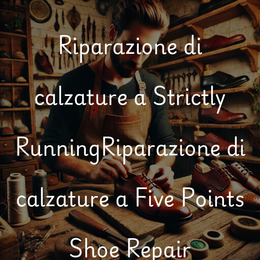 Riparazione di calzature a