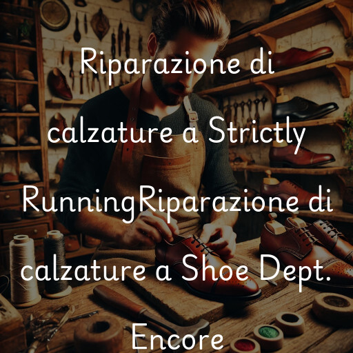 Riparazione di calzature a