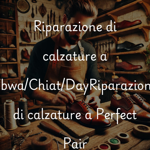 Riparazione di calzature a