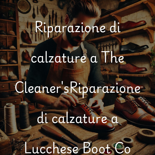 Riparazione di calzature a