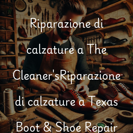 Riparazione di calzature a