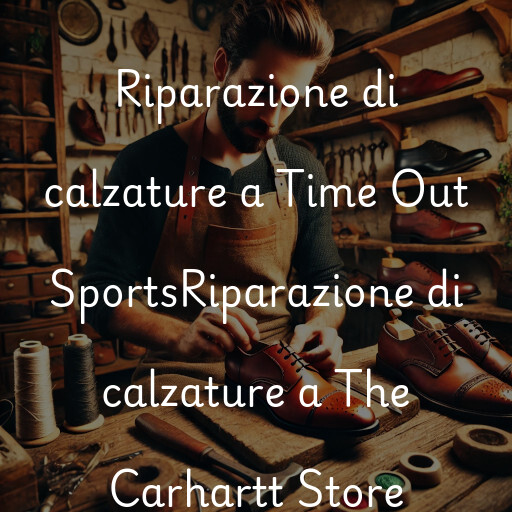 Riparazione di calzature a