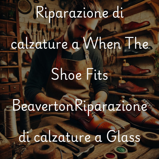 Riparazione di calzature a