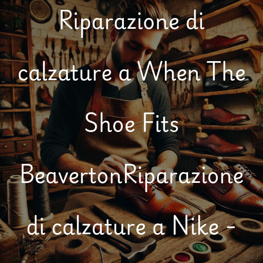 Riparazione di calzature a