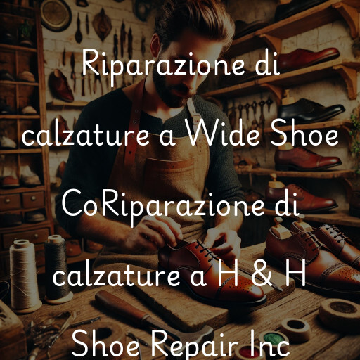 Riparazione di calzature a