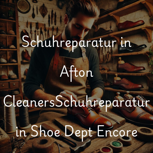 Schuhreparatur in