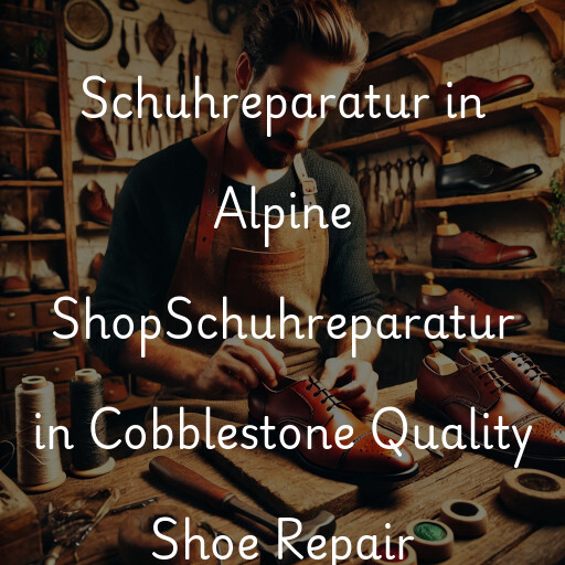 Schuhreparatur in