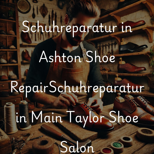 Schuhreparatur in